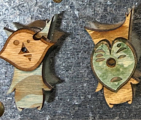 Wooden Forest Spirit Magnet