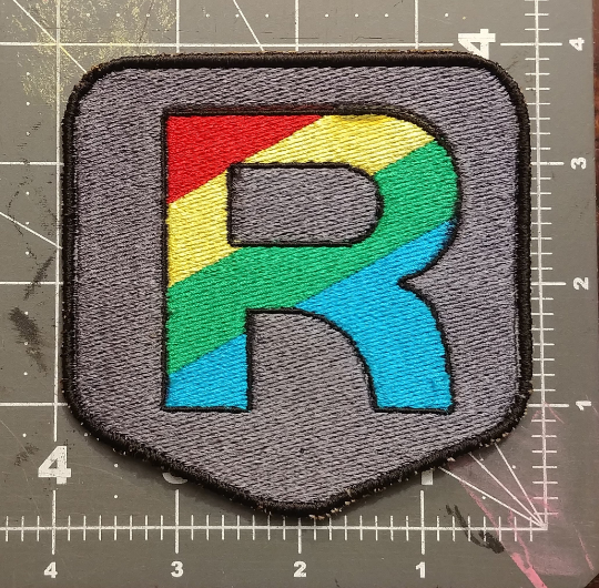 Rainbow Rocket Boss Patch (EMBROIDERY PATTERN ONLY)